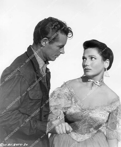 crp-05002 1957 Guy Madison, Valerie French film The Hard Man crp-05002