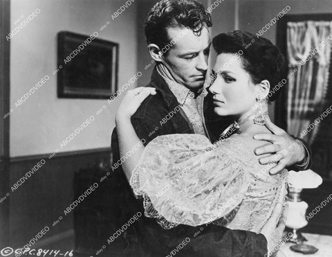 crp-05009 1957 Guy Madison, Valerie French film The Hard Man crp-05009