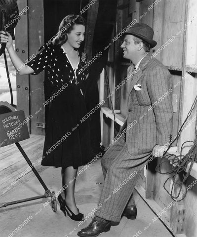 crp-05086 1939 Joan Blondell w director Alexander Hall on set film The Amazing Mr Williams crp-05086