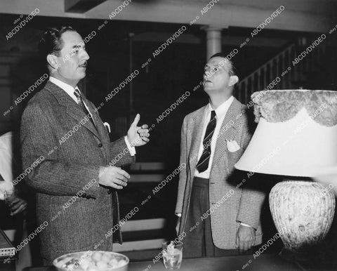crp-05118 1944 William Powell & Alexander Hall on set film The Heavenly Body crp-05118