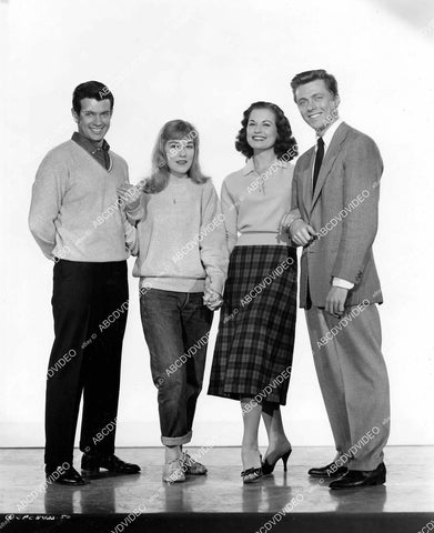 crp-05179 1958 Mark Damon, Luana Anders, Dorothy Johnson, Edd Byrnes film Life Begins at 17 crp-05179