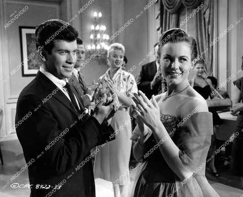 crp-05202 1958 Mark Damon, Dorothy Johnson at teenage dance film Life Begins at 17 crp-05202