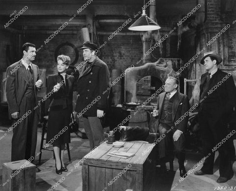crp-05258 1945 James Craig, Signe Hasso, Grant Withers, Edmund Gwenn, Clancy Cooper film Dangerous Partners crp-05258