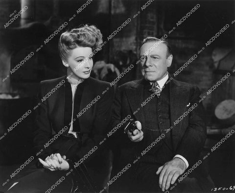 crp-05263 1945 pretty Signe Hasso w Edmund Gwenn film Dangerous Partners crp-05263