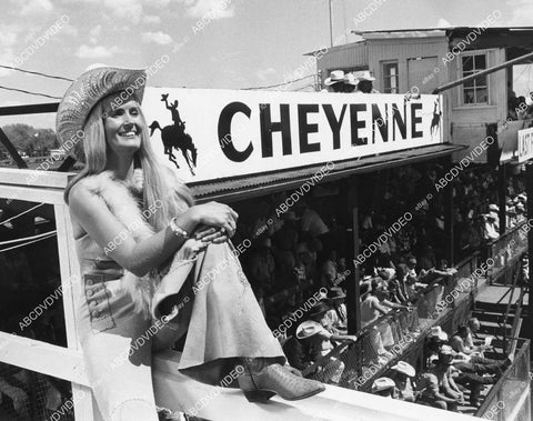 crp-05412 1977 music country singer Lynn Anderson in Cheyenne, Wyo TV State Fair America crp-05412