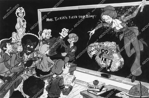 crp-05460 1973 animated characters Miss Tickle & teenage friends TV Mission: Magic crp-05460