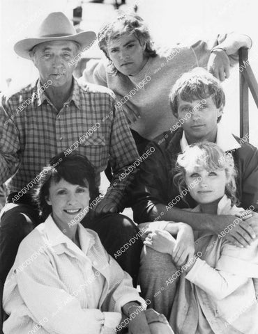 crp-05520 1985 Robert Mitchum, Tess Harper, Claire Bloom, Chris & Bentley Mitchum TVM Promises to Keep crp-05520