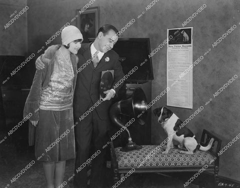 crp-05605 1927 Marjorie Daw, Johnny Hines w RCA Victor dog silent film Home Made crp-05605
