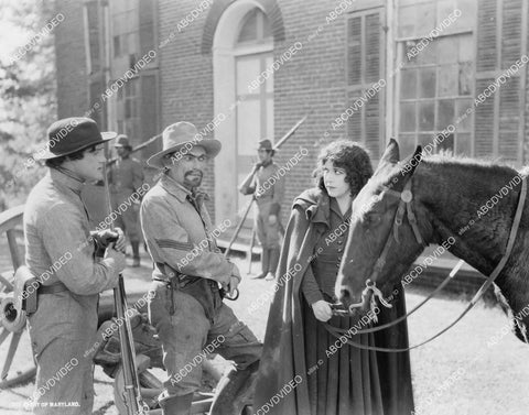 crp-05653 1927 Dolores Costello, Jason Robards Sr Civil War silent film The Heart of Maryland crp-05653