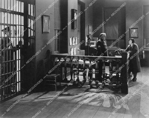 crp-05720 1926 Lillian Rich at the police station silent film The Golden Web crp-05720