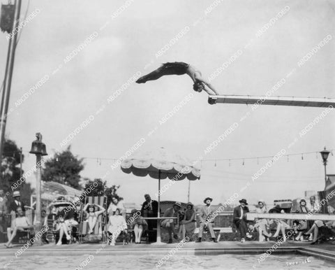 crp-05742 1927 high diving specialists at swimming pool silent film The Girl in the Pullman crp-05742
