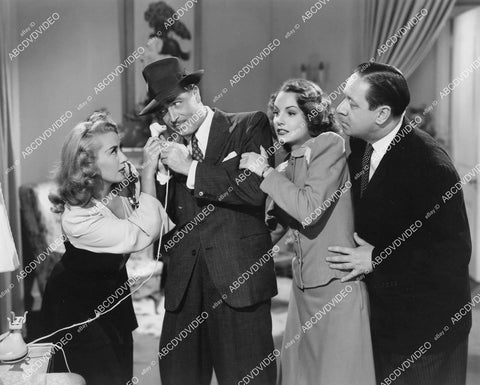 crp-05904 1941 Joan Blondell, John Howard, Janet Blair, Robert Benchley film Three Girls About Town crp-05904