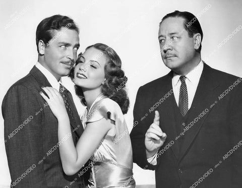 crp-05905 1941 John Howard, Janet Blair, Robert Benchley film Three Girls About Town crp-05905