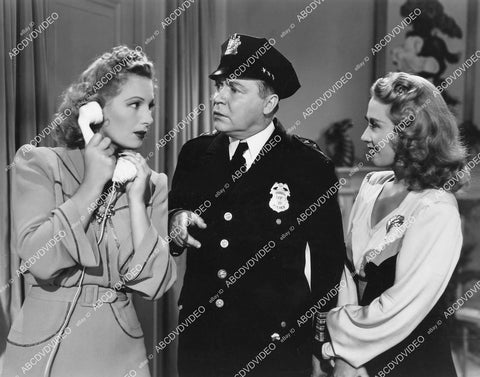crp-05931 1941 Binnie Barnes, Hugh O'Connell, Joan Blondell film Three Girls About Town crp-05931