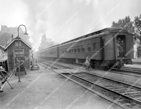 crp-05955 1927 William Haines trying to catch the train silent film West Point crp-05955