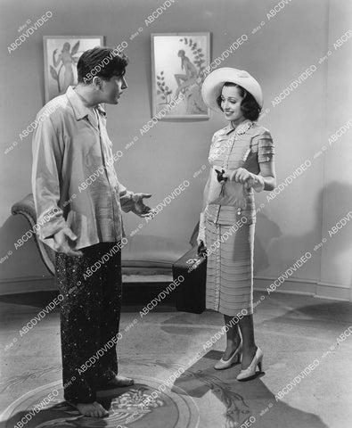 crp-06037 1937 Frances drake gets laugh from John Boles pajamas film She Married an Artist crp-06037