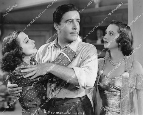 crp-06038 1937 Frances Drake, John Boles, Luli Deste film She Married an Artist crp-06038