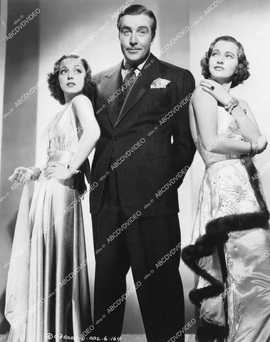 crp-06050 1937 Luli Deste, John Boles, Frances Drake portrait k film She Married an Artist crp-06050