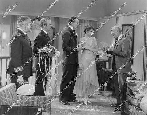 crp-06076 1929 Rod La Rocque, Billie Dove scene o silent film The Man and the Moment crp-06076