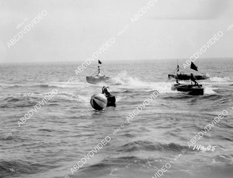 crp-06077 1929 boat and bouys silent film The Man and the moment crp-06077