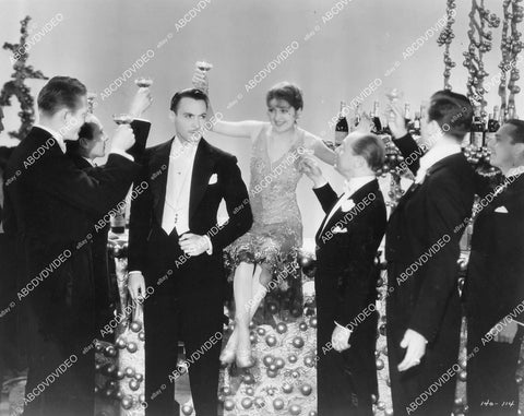 crp-06100 1929 Rod La Rocque, Billie Dove scene w silent film The Man and the Moment crp-06100