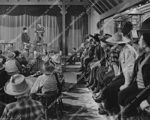 crp-06129 1943 Tom Neal, George Cleveland and cast film Klondike Kate crp-06129