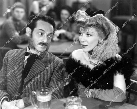 crp-06144 1943 Glenda Farrell, Lester Allen portrait b film Klondike Kate crp-06144
