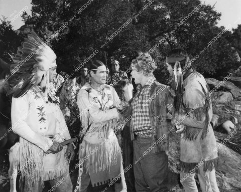 crp-06209 1942 Nobel Johnson, Joe E Brown, Chief Thunder Cloud film Shut My Big Mouth crp-06209