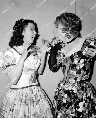 crp-06256 1942 Joe E Brown in drag, Adele Mara portrait b film Shut My Big Mouth crp-06256