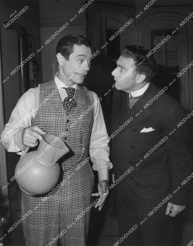 crp-06262 1942 Joe E Brown w Fritz Feld film Shut My Big Mouth crp-06262