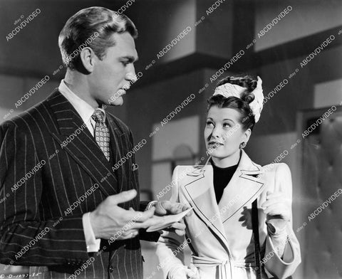 crp-06398 1946 Forrest Tucker, Trudy Marshall portrait a film Talk About a Lady crp-06398