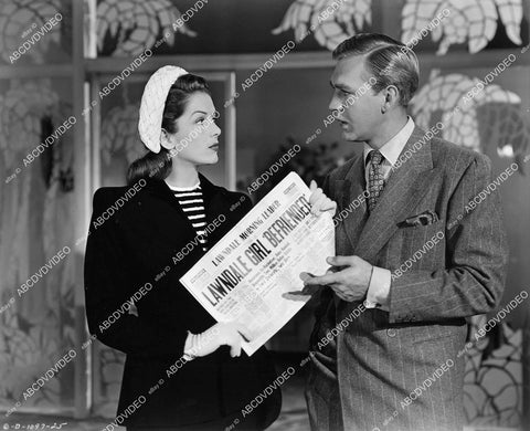crp-06401 1946 Jinx Falkenburg, Forrest Tucker film Talk About a Lady crp-06401