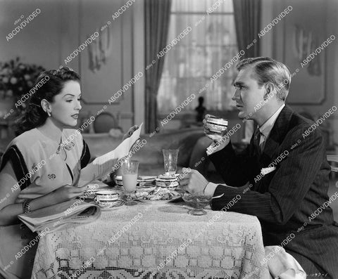 crp-06404 1946 Jinx Falkenburg, Forrest Tucker b film Talk About a Lady crp-06404