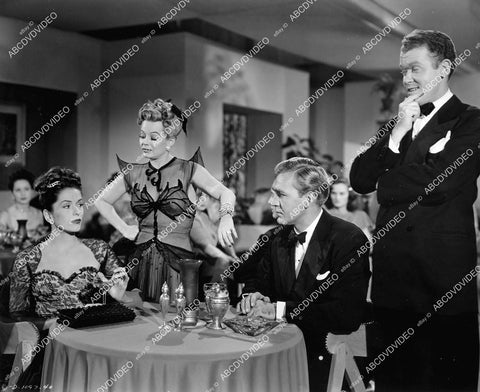crp-06421 1946 Jinx Falkenburg, Robin Raymond, Forrest Tucker, Frank Sully film Talk About a Lady crp-06421