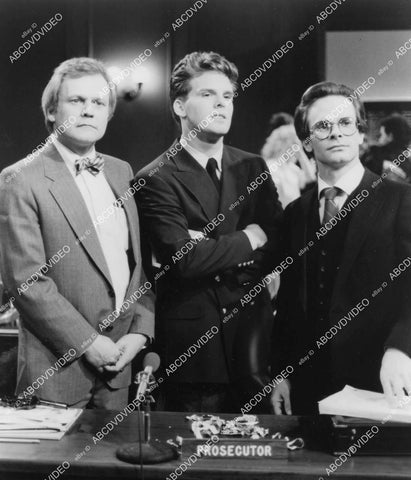crp-06482 1986 Ken Kercheval, Pat O'Bryan, Peter Scolari TV You Are the Jury crp-06482