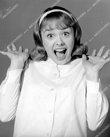 crp-06572 1964 pretty Debbie Watson squeals yippee TV Karen crp-06572