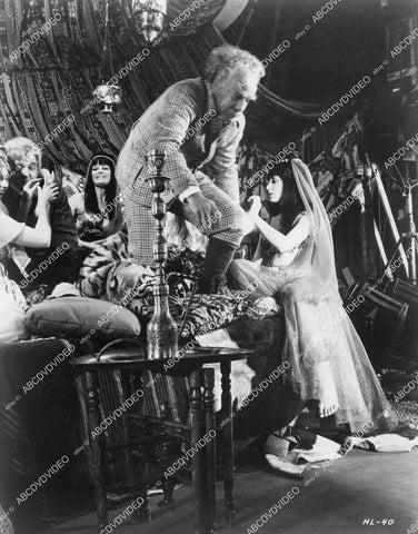 crp-00663 1969 Warren Mitchell chased through the brothel film The Best House in London crp-00663
