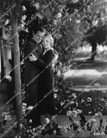 crp-06726 1930 Charles Bickford, Kay Johnson in the garden film Passion Flower crp-06726
