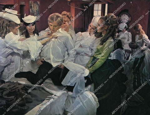 crp-00677 1969 David Hemmings Joanna Pettet and the babes film The Best House in London crp-00677