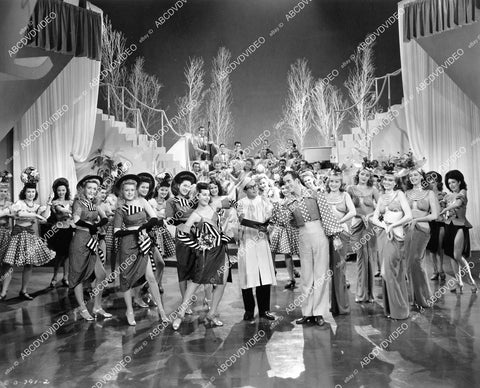 crp-06859 1944 music Ina Ray Hutton & all girl band, Bill Shawn w specialty dancers film Ever Since Venus crp-06859