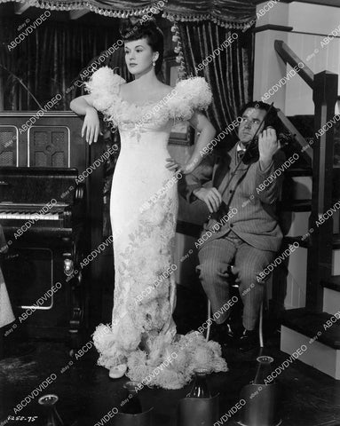 crp-06884 1942 beautiful & shapely Patricia Dane in white dress film Northwest Rangers crp-06884