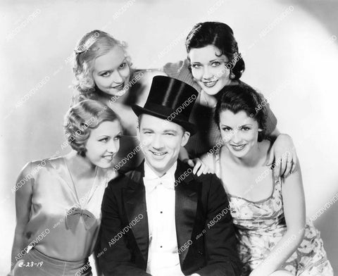 crp-07011 1932 Lee Tracy pre-code cuties Evalyn Knapp, Astrid Allwyn, Barbara Weeks, Gloria Shea film Night Mayor crp-07011
