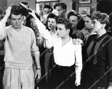 crp-07064 1943 Jackie Moran, Mary Lee, Sylvia Field film Nobody's Darling crp-07064