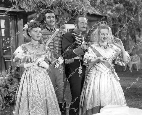 crp-07074 1947 Bakina Barnett, Rick Vallin, George Sorel, Elsa Lanchester film Northwest Outpost crp-07074