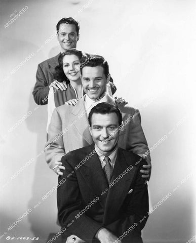 crp-07143 1944 Larry Parks, Jeanne Bates, Tom Neal, Hugh Beaumont film The Racket Man crp-07143