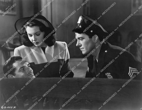 crp-07155 1944 Tom Neal, Jeanne Bates, Hugh Beaumont film The Racket Man crp-07155