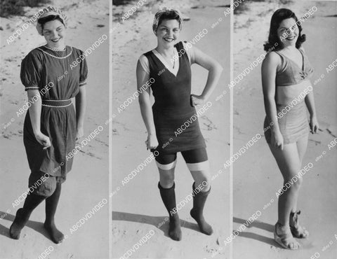crp-00727 1944 Study in Subtraction Tess Daniels models swimwear swimsuits through the years crp-00727