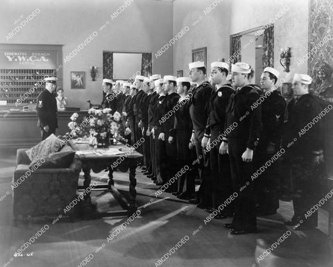crp-07349 1929 William Haines and all the sailors film Navy Blues crp-07349