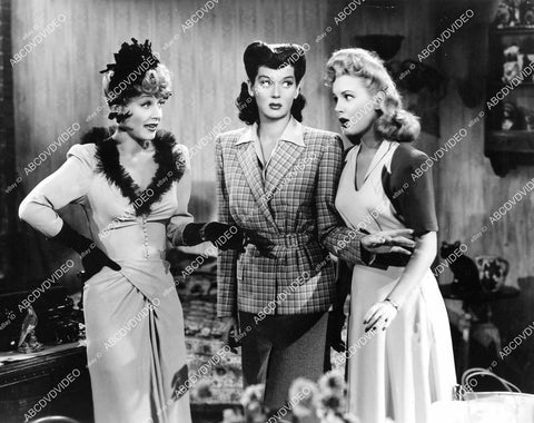 crp-07511 1942 June Havoc, Rosalind Russell, Janet Blair film My Sister Eileen crp-07511