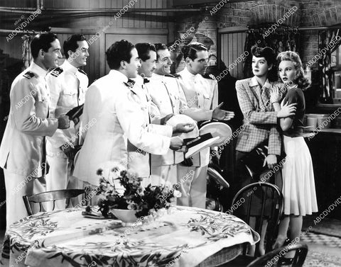 crp-07530 1942 Janet Blair, Rosalind Russell and all the sailors film My Sister Eileen crp-07530